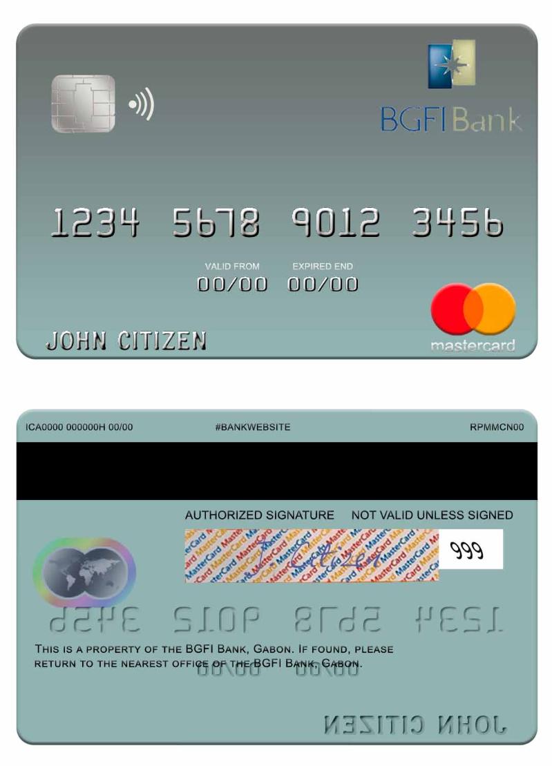 Gabon BGFI Bank mastercard